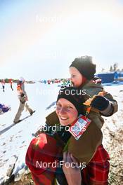 15.03.2014, Falun, Sweden (SWE): german or norwegian fans? - FIS world cup cross-country, skiathlon men, Falun (SWE). www.nordicfocus.com. © Felgenhauer/NordicFocus. Every downloaded picture is fee-liable.