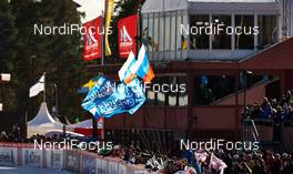 15.03.2014, Falun, Sweden (SWE): russian flags - FIS world cup cross-country, skiathlon men, Falun (SWE). www.nordicfocus.com. © Felgenhauer/NordicFocus. Every downloaded picture is fee-liable.