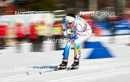15.03.2014, Falun, Sweden (SWE): Charlotte Kalla (SWE) - FIS world cup cross-country, skiathlon women, Falun (SWE). www.nordicfocus.com. © Felgenhauer/NordicFocus. Every downloaded picture is fee-liable.