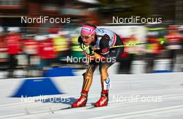 15.03.2014, Falun, Sweden (SWE): Kathrine Rolsted Harsem (NOR) - FIS world cup cross-country, skiathlon women, Falun (SWE). www.nordicfocus.com. © Felgenhauer/NordicFocus. Every downloaded picture is fee-liable.