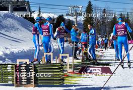 13.02.2014, Sochi, Russia (RUS): italian team ready for ski tests - XXII. Olympic Winter Games Sochi 2014, cross-country, 10km women, Sochi (RUS). www.nordicfocus.com. © NordicFocus. Every downloaded picture is fee-liable.