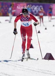13.02.2014, Sochi, Russia (RUS): Justyna Kowalczyk (POL) - XXII. Olympic Winter Games Sochi 2014, cross-country, 10km women, Sochi (RUS). www.nordicfocus.com. © NordicFocus. Every downloaded picture is fee-liable.