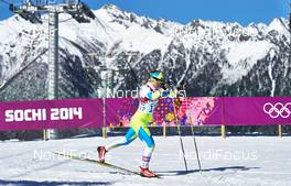 13.02.2014, Sochi, Russia (RUS): Alenka Cebasek (SLO) - XXII. Olympic Winter Games Sochi 2014, cross-country, 10km women, Sochi (RUS). www.nordicfocus.com. © NordicFocus. Every downloaded picture is fee-liable.