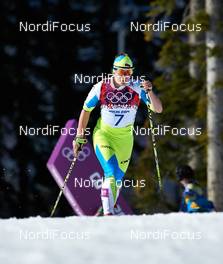 13.02.2014, Sochi, Russia (RUS): Nika Razinger (SLO) - XXII. Olympic Winter Games Sochi 2014, cross-country, 10km women, Sochi (RUS). www.nordicfocus.com. © NordicFocus. Every downloaded picture is fee-liable.