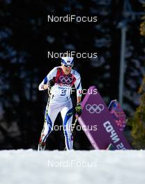 13.02.2014, Sochi, Russia (RUS): Alena Prochazkova (SVK) - XXII. Olympic Winter Games Sochi 2014, cross-country, 10km women, Sochi (RUS). www.nordicfocus.com. © NordicFocus. Every downloaded picture is fee-liable.