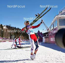 13.02.2014, Sochi, Russia (RUS): Therese Johaug (NOR) - XXII. Olympic Winter Games Sochi 2014, cross-country, 10km women, Sochi (RUS). www.nordicfocus.com. © NordicFocus. Every downloaded picture is fee-liable.