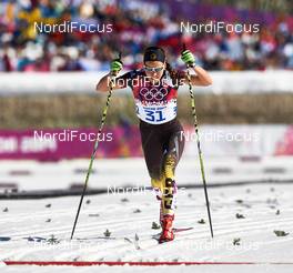 13.02.2014, Sochi, Russia (RUS): Stefanie Boehler (GER) - XXII. Olympic Winter Games Sochi 2014, cross-country, 10km women, Sochi (RUS). www.nordicfocus.com. © NordicFocus. Every downloaded picture is fee-liable.