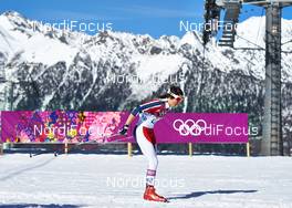 13.02.2014, Sochi, Russia (RUS): Heidi Weng (NOR) - XXII. Olympic Winter Games Sochi 2014, cross-country, 10km women, Sochi (RUS). www.nordicfocus.com. © NordicFocus. Every downloaded picture is fee-liable.