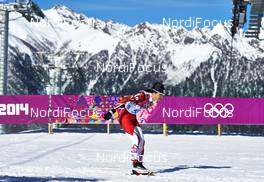 13.02.2014, Sochi, Russia (RUS): Masako Ishida (JPN) - XXII. Olympic Winter Games Sochi 2014, cross-country, 10km women, Sochi (RUS). www.nordicfocus.com. © NordicFocus. Every downloaded picture is fee-liable.