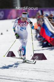 13.02.2014, Sochi, Russia (RUS): Anna Haag (SWE) - XXII. Olympic Winter Games Sochi 2014, cross-country, 10km women, Sochi (RUS). www.nordicfocus.com. © NordicFocus. Every downloaded picture is fee-liable.