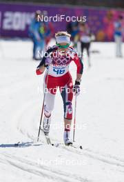 13.02.2014, Sochi, Russia (RUS): Therese Johaug (NOR) - XXII. Olympic Winter Games Sochi 2014, cross-country, 10km women, Sochi (RUS). www.nordicfocus.com. © NordicFocus. Every downloaded picture is fee-liable.