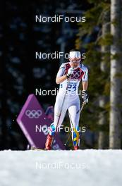 13.02.2014, Sochi, Russia (RUS): Emma Wiken (SWE) - XXII. Olympic Winter Games Sochi 2014, cross-country, 10km women, Sochi (RUS). www.nordicfocus.com. © NordicFocus. Every downloaded picture is fee-liable.