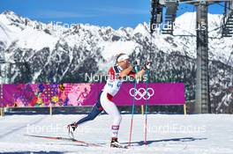 13.02.2014, Sochi, Russia (RUS): Astrid Uhrenholdt Jacobsen (NOR) - XXII. Olympic Winter Games Sochi 2014, cross-country, 10km women, Sochi (RUS). www.nordicfocus.com. © NordicFocus. Every downloaded picture is fee-liable.