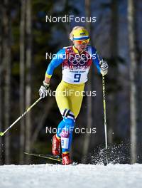 13.02.2014, Sochi, Russia (RUS): Tetyana Antypenko (UKR) - XXII. Olympic Winter Games Sochi 2014, cross-country, 10km women, Sochi (RUS). www.nordicfocus.com. © NordicFocus. Every downloaded picture is fee-liable.