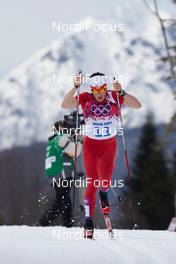 14.02.2014, Sochi, Russia (RUS): Jonas Baumann (SUI) - XXII. Olympic Winter Games Sochi 2014, cross-country, 15km men, Sochi (RUS). www.nordicfocus.com. © NordicFocus. Every downloaded picture is fee-liable.