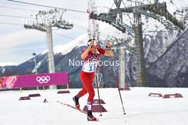 14.02.2014, Sochi, Russia (RUS): Jonas Baumann (SUI) - XXII. Olympic Winter Games Sochi 2014, cross-country, 15km men, Sochi (RUS). www.nordicfocus.com. © NordicFocus. Every downloaded picture is fee-liable.