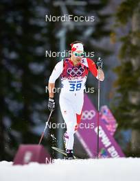 14.02.2014, Sochi, Russia (RUS): Devon Kershaw (CAN) - XXII. Olympic Winter Games Sochi 2014, cross-country, 15km men, Sochi (RUS). www.nordicfocus.com. © NordicFocus. Every downloaded picture is fee-liable.