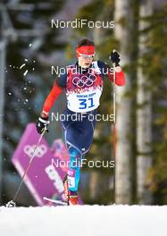 14.02.2014, Sochi, Russia (RUS): Alexander Bessmertnykh (RUS) - XXII. Olympic Winter Games Sochi 2014, cross-country, 15km men, Sochi (RUS). www.nordicfocus.com. © NordicFocus. Every downloaded picture is fee-liable.