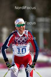 22.02.2014, Sochi, Russia (RUS): Kristin Stoermer Steira (NOR) - XXII. Olympic Winter Games Sochi 2014, cross-country, 30km women, Sochi (RUS). www.nordicfocus.com. © NordicFocus. Every downloaded picture is fee-liable.