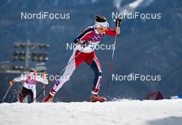 22.02.2014, Sochi, Russia (RUS): Heidi Weng (NOR), Madshus, Swix, Alpina, Rottefella - XXII. Olympic Winter Games Sochi 2014, cross-country, 30km women, Sochi (RUS). www.nordicfocus.com. © NordicFocus. Every downloaded picture is fee-liable.