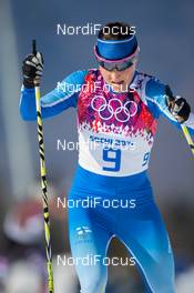 22.02.2014, Sochi, Russia (RUS): Aino Kaisa Saarinen (FIN) - XXII. Olympic Winter Games Sochi 2014, cross-country, 30km women, Sochi (RUS). www.nordicfocus.com. © NordicFocus. Every downloaded picture is fee-liable.