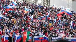 11.02.2014, Sochi, Russia (RUS): fans at the stadium - XXII. Olympic Winter Games Sochi 2014, cross-country, individual sprint, Sochi (RUS). www.nordicfocus.com. © NordicFocus. Every downloaded picture is fee-liable.