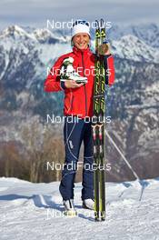 10.02.2014, Sochi, Russia (RUS): Marit Bjoergen (NOR) - XXII. Olympic Winter Games Sochi 2014, cross-country, medals, Sochi (RUS). www.nordicfocus.com. © NordicFocus. Every downloaded picture is fee-liable.