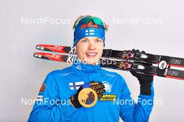 14.03.2014, Sochi, Russia (RUS): Iivo Niskanen (FIN) - XXII. Olympic Winter Games Sochi 2014, cross-country, medals, Sochi (RUS). www.nordicfocus.com. © NordicFocus. Every downloaded picture is fee-liable.