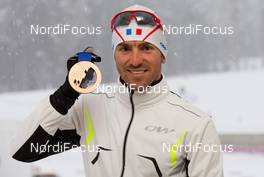 21.02.2014, Sochi, Russia (RUS): Maurice Manificat (FRA), Fischer, Swix, Rottefella, One Way - XXII. Olympic Winter Games Sochi 2014, cross-country, medals, Sochi (RUS). www.nordicfocus.com. © NordicFocus. Every downloaded picture is fee-liable.