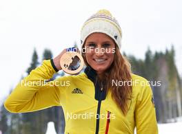 21.02.2014, Sochi, Russia (RUS): Nicole Fessel (GER) - XXII. Olympic Winter Games Sochi 2014, cross-country, medals, Sochi (RUS). www.nordicfocus.com. © NordicFocus. Every downloaded picture is fee-liable.