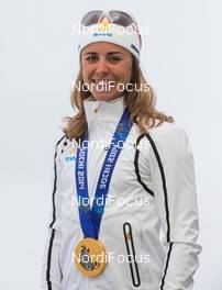 17.02.2014, Sochi, Russia (RUS): Anna Haag (SWE), Fischer, One Way, Rottefella, Craft - XXII. Olympic Winter Games Sochi 2014, cross-country, medals, Sochi (RUS). www.nordicfocus.com. © NordicFocus. Every downloaded picture is fee-liable.