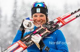 21.02.2014, Sochi, Russia (RUS): Krista Laehteenmaeki (FIN), Madshus, Rottefella, Craft - XXII. Olympic Winter Games Sochi 2014, cross-country, medals, Sochi (RUS). www.nordicfocus.com. © NordicFocus. Every downloaded picture is fee-liable.