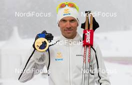 21.02.2014, Sochi, Russia (RUS): Johan Olsson (SWE), Fischer, Swix, Alpina, Rottefella, Craft - XXII. Olympic Winter Games Sochi 2014, cross-country, medals, Sochi (RUS). www.nordicfocus.com. © NordicFocus. Every downloaded picture is fee-liable.