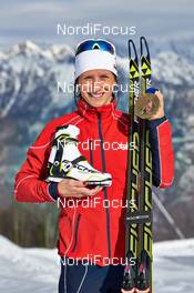 10.02.2014, Sochi, Russia (RUS): Marit Bjoergen (NOR) - XXII. Olympic Winter Games Sochi 2014, cross-country, medals, Sochi (RUS). www.nordicfocus.com. © NordicFocus. Every downloaded picture is fee-liable.