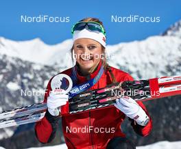 10.02.2014, Sochi, Russia (RUS): Ingvild Flugstad Oestberg (NOR) - XXII. Olympic Winter Games Sochi 2014, cross-country, medals, Sochi (RUS). www.nordicfocus.com. © NordicFocus. Every downloaded picture is fee-liable.