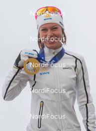 17.02.2014, Sochi, Russia (RUS): Emma Wiken (SWE), Fischer, Swix, Alpina, Rottefella, Craft - XXII. Olympic Winter Games Sochi 2014, cross-country, medals, Sochi (RUS). www.nordicfocus.com. © NordicFocus. Every downloaded picture is fee-liable.