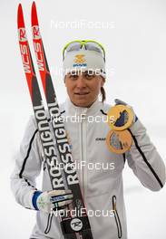 21.02.2014, Sochi, Russia (RUS): Ida Ingemarsdotter (SWE), Rossignol, One Way, Rottefella, Craft, Rudy Project - XXII. Olympic Winter Games Sochi 2014, cross-country, medals, Sochi (RUS). www.nordicfocus.com. © NordicFocus. Every downloaded picture is fee-liable.