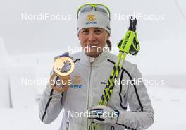 21.02.2014, Sochi, Russia (RUS): Ida Ingemarsdotter (SWE), Rossignol, One Way, Rottefella, Craft, Rudy Project - XXII. Olympic Winter Games Sochi 2014, cross-country, medals, Sochi (RUS). www.nordicfocus.com. © NordicFocus. Every downloaded picture is fee-liable.