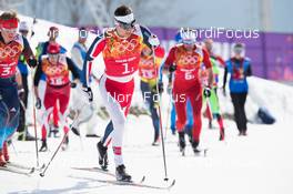 16.02.2014, Sochi, Russia (RUS): Eldar Roenning (NOR) - XXII. Olympic Winter Games Sochi 2014, cross-country, 4x10km men, Sochi (RUS). www.nordicfocus.com. © NordicFocus. Every downloaded picture is fee-liable.
