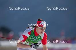 15.02.2014, Sochi, Russia (RUS): Daria Gaiazova (CAN) - XXII. Olympic Winter Games Sochi 2014, cross-country, 4x5km women, Sochi (RUS). www.nordicfocus.com. © NordicFocus. Every downloaded picture is fee-liable.