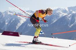 15.02.2014, Sochi, Russia (RUS): Claudia Nystad (GER) - XXII. Olympic Winter Games Sochi 2014, cross-country, 4x5km women, Sochi (RUS). www.nordicfocus.com. © NordicFocus. Every downloaded picture is fee-liable.