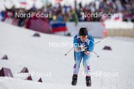 15.02.2014, Sochi, Russia (RUS): Krista Lahteenmaki (FIN) - XXII. Olympic Winter Games Sochi 2014, cross-country, 4x5km women, Sochi (RUS). www.nordicfocus.com. © NordicFocus. Every downloaded picture is fee-liable.