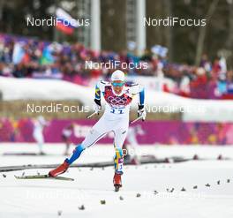09.02.2014, Sochi, Russia (RUS): Marcus Hellner (SWE) - XXII. Olympic Winter Games Sochi 2014, cross-country, skiathlon men, Sochi (RUS). www.nordicfocus.com. © NordicFocus. Every downloaded picture is fee-liable.