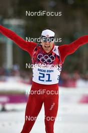 09.02.2014, Sochi, Russia (RUS): Dario Cologna (SUI) - XXII. Olympic Winter Games Sochi 2014, cross-country, skiathlon men, Sochi (RUS). www.nordicfocus.com. © NordicFocus. Every downloaded picture is fee-liable.