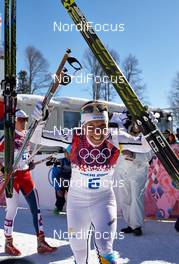 08.02.2014, Sochi, Russia (RUS): Charlotte Kalla (SWE) - XXII. Olympic Winter Games Sochi 2014, cross-country, skiathlon women, Sochi (RUS). www.nordicfocus.com. © NordicFocus. Every downloaded picture is fee-liable.