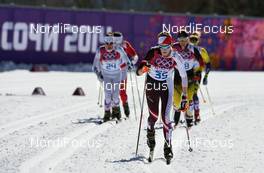 08.02.2014, Sochi, Russia (RUS): Teresa Stadlober (AUT) - XXII. Olympic Winter Games Sochi 2014, cross-country, skiathlon women, Sochi (RUS). www.nordicfocus.com. © NordicFocus. Every downloaded picture is fee-liable.