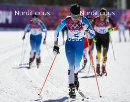 08.02.2014, Sochi, Russia (RUS): Kerttu Niskanen (FIN) - XXII. Olympic Winter Games Sochi 2014, cross-country, skiathlon women, Sochi (RUS). www.nordicfocus.com. © NordicFocus. Every downloaded picture is fee-liable.