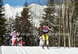 08.02.2014, Sochi, Russia (RUS): Claudia Nystad (GER) - XXII. Olympic Winter Games Sochi 2014, cross-country, skiathlon women, Sochi (RUS). www.nordicfocus.com. © NordicFocus. Every downloaded picture is fee-liable.