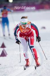 19.02.2014, Sochi, Russia (RUS): Ingvild Flugstad Oestberg (NOR) - XXII. Olympic Winter Games Sochi 2014, cross-country, team sprint, Sochi (RUS). www.nordicfocus.com. © NordicFocus. Every downloaded picture is fee-liable.