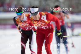 19.02.2014, Sochi, Russia (RUS): Dario Cologna (SUI) - XXII. Olympic Winter Games Sochi 2014, cross-country, team sprint, Sochi (RUS). www.nordicfocus.com. © NordicFocus. Every downloaded picture is fee-liable.